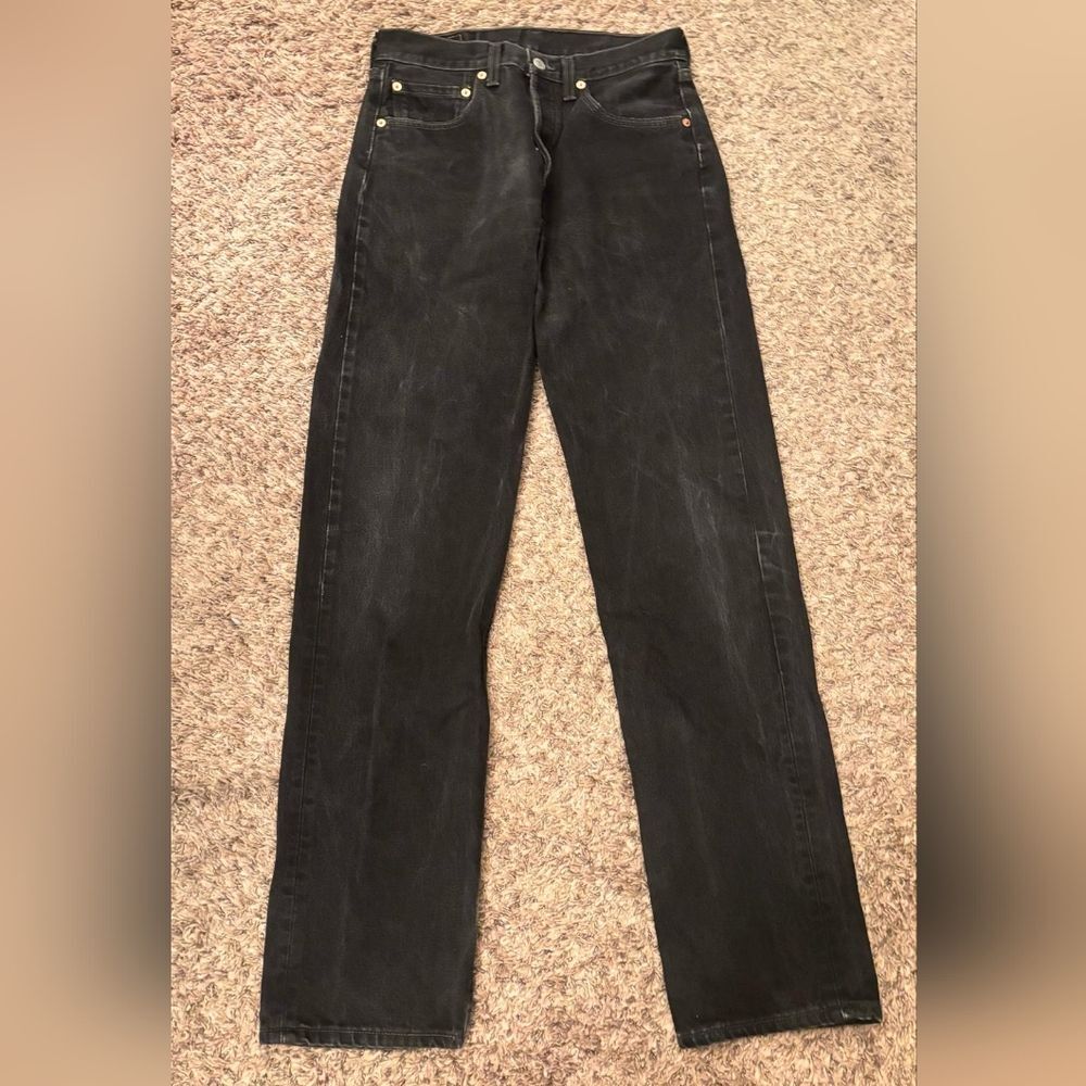 501 Levi's Black Jeans - Picture 2 of 3